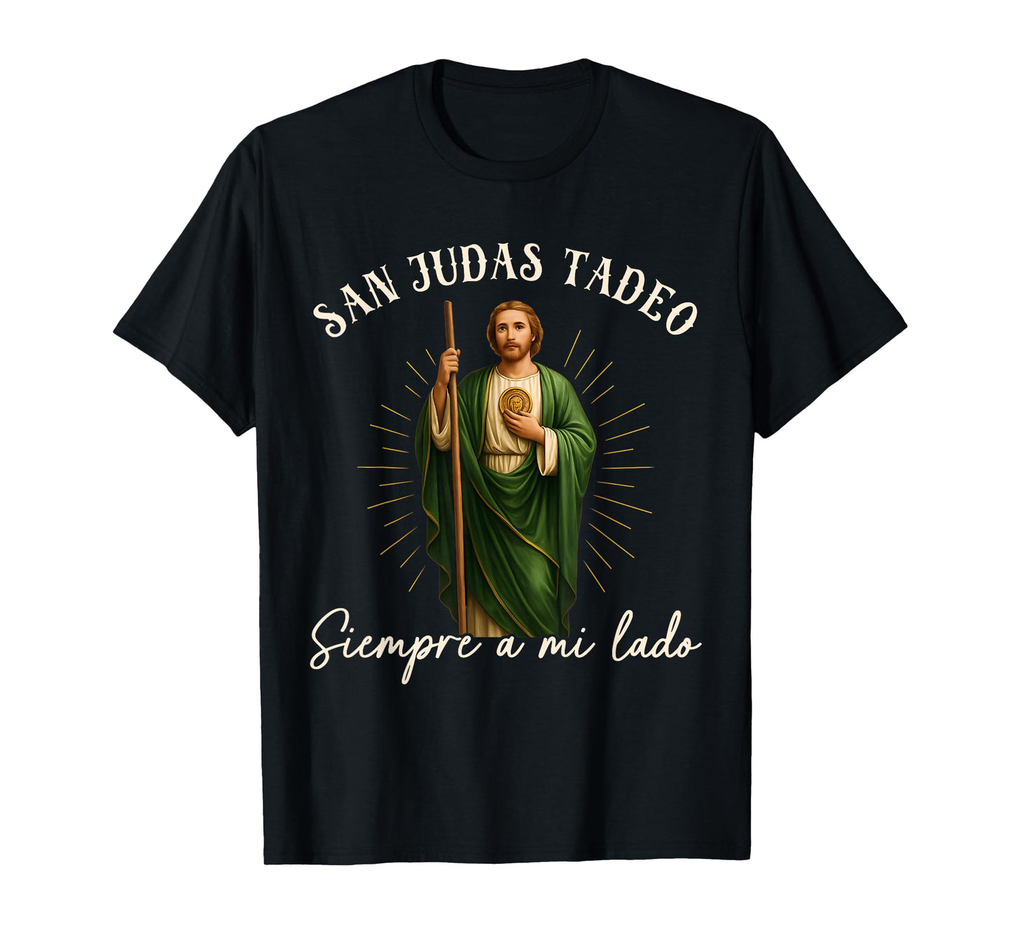 SanJudas Tadeo Siempre A Mi Lado Spanish Jesus Saying T-Shirt