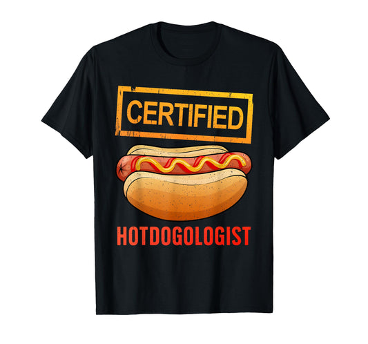 Cool Hotdog Outfit for Men Women Adult Hotdog Hot Dog Lover T-Shirt
