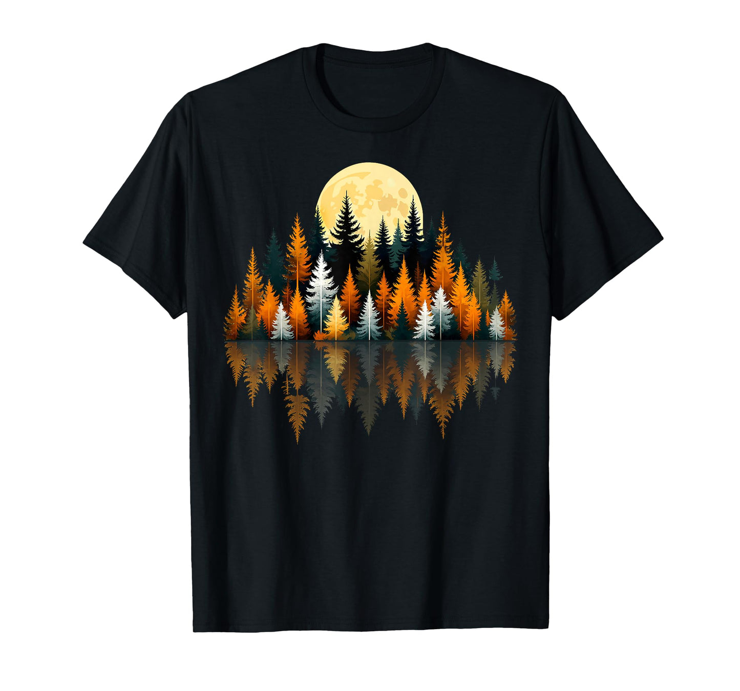 Trees Wildlife Outdoors Nature Vintage Forest T-Shirt