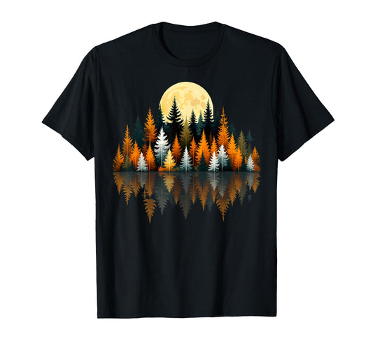 Trees Wildlife Outdoors Nature Vintage Forest T-Shirt
