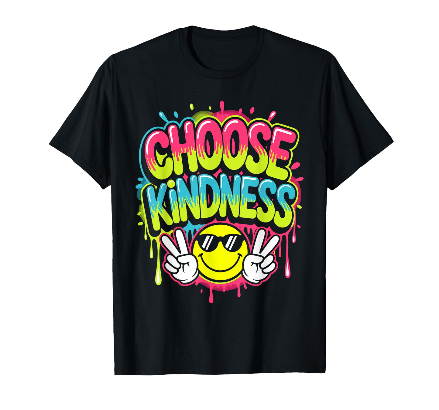 Choose Kindness Colorfull Be Kind Inspirational Positive T-Shirt