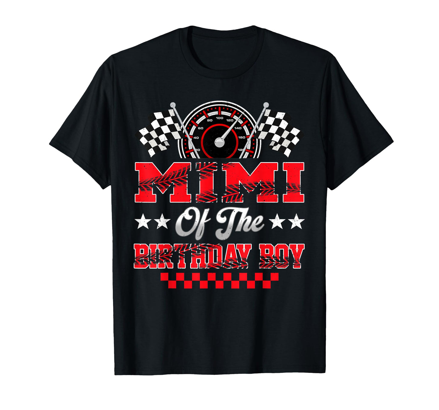 Race Car Birthday Party Mimi of The Birthday Boy T-Shirt
