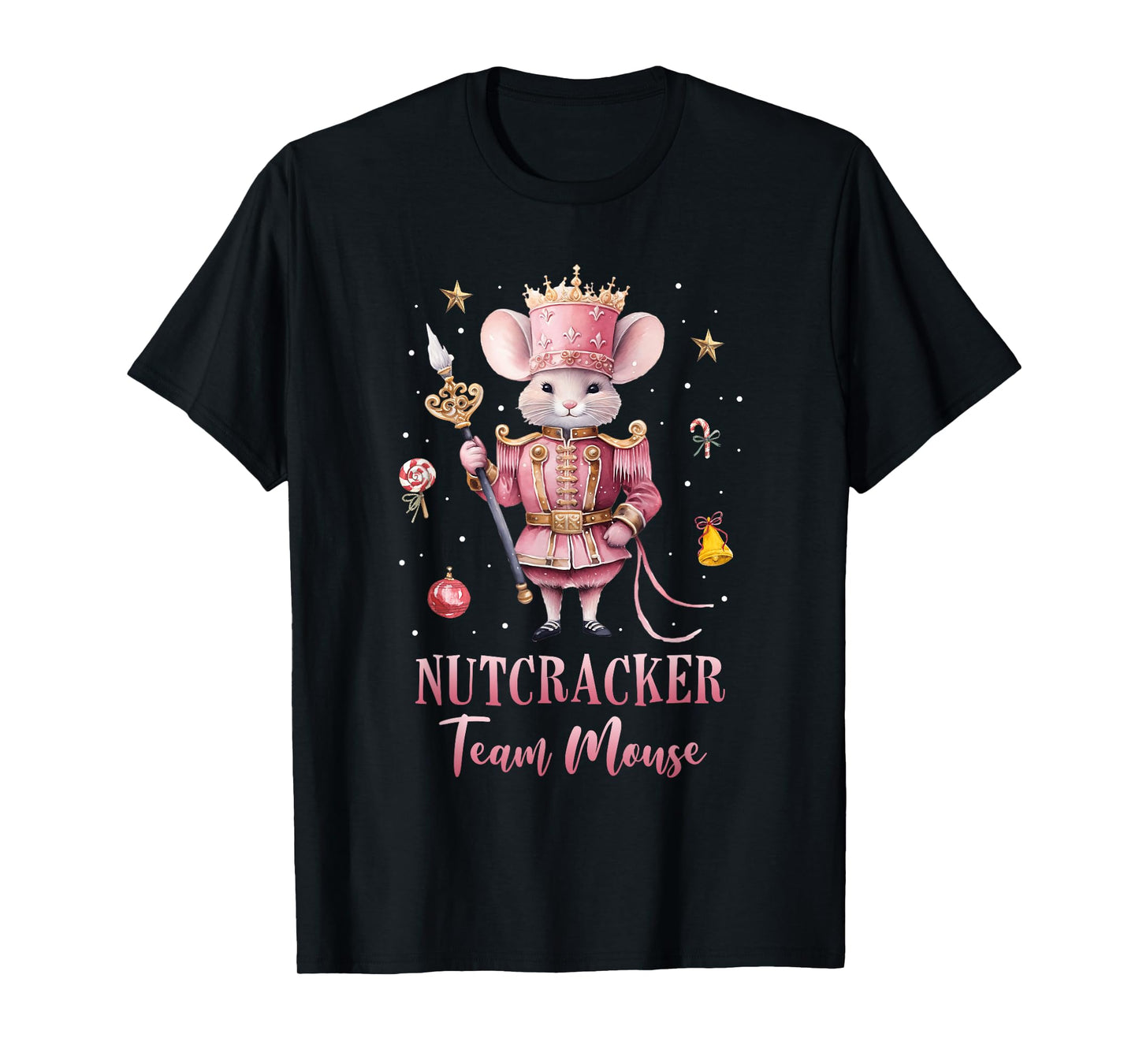Team Mouse Nutcracker Shirt Christmas Dance Funny Soldier T-Shirt