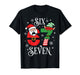 Funny Six Seven 67 Meme 6 7 Elf Santa Christmas Pajamas Kids T-Shirt