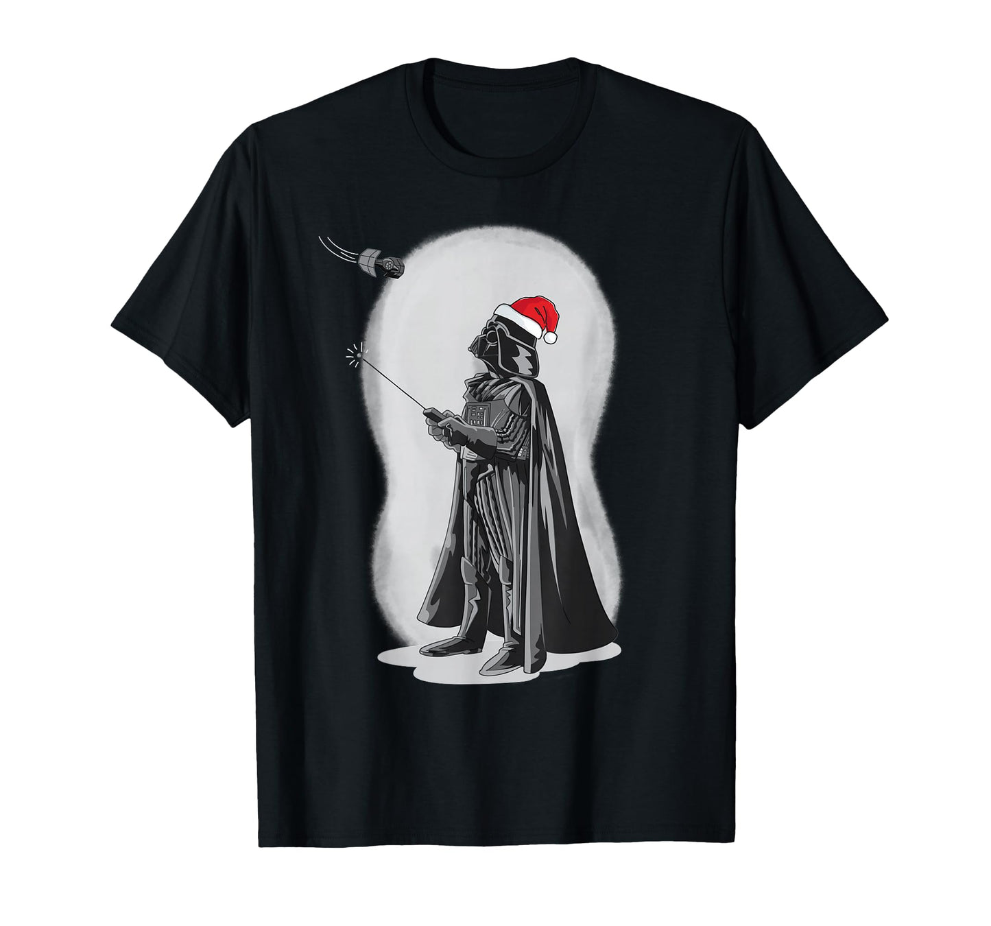 Star Wars Christmas Santa Darth Vader Toy TIE Funny Holiday T-Shirt