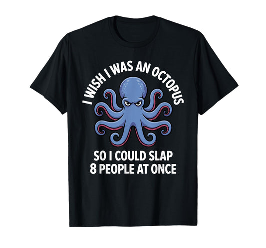 Cool Octopus Art for Men Women Kids Kraken Tentacles Octopus T-Shirt