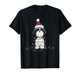 Funny Shih Tzu Christmas Graphics Dog Lights Lover Owner T-Shirt