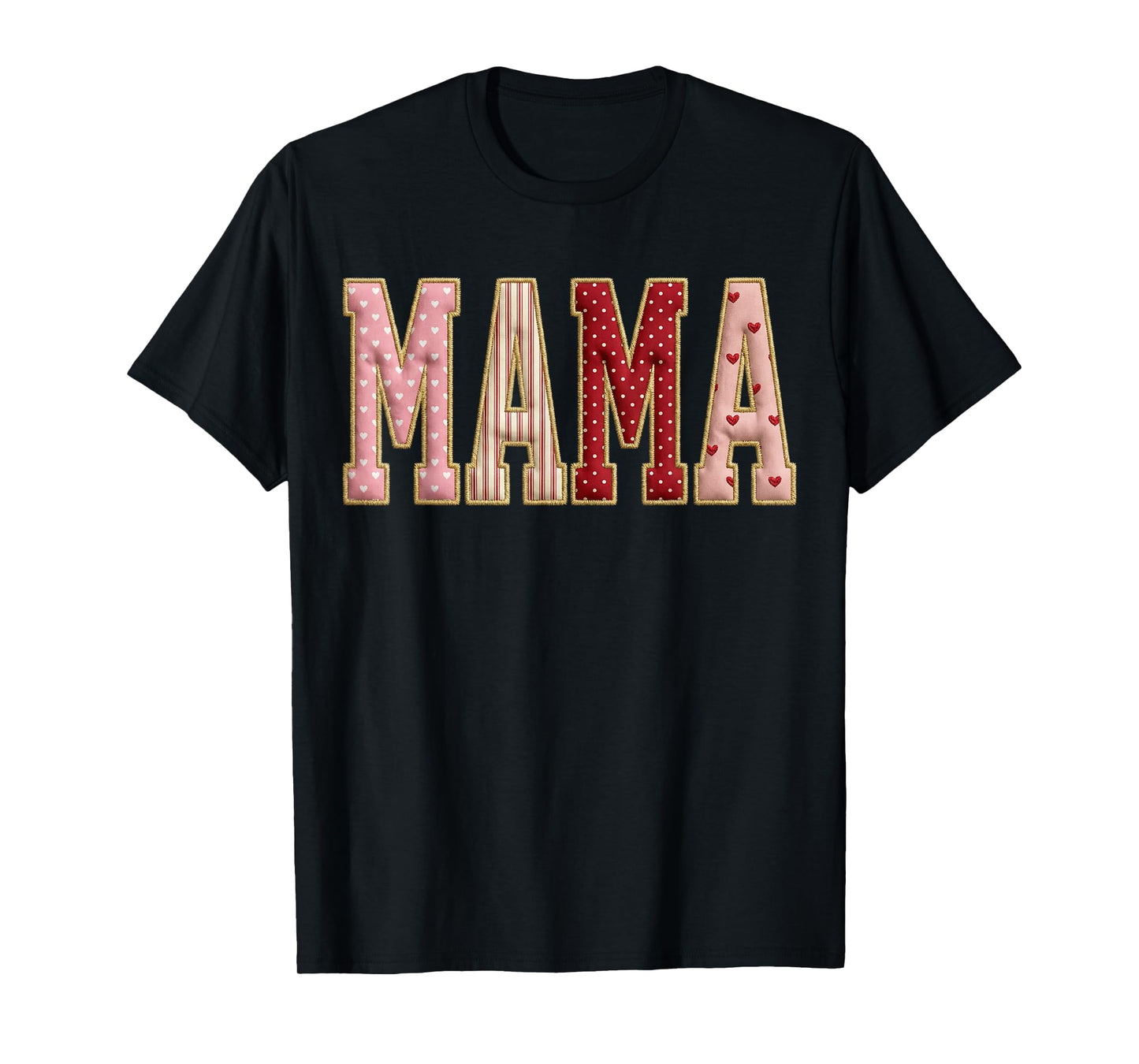 Gifts Love Mother Hearts Mama Valentine Mom Valentines T-Shirt