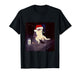 Cigarette Kitten Christmas Hat Cat Smoking Meme Brainrot T-Shirt