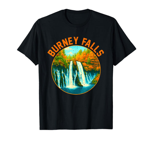 Burney Falls California Camping Hiking Nature Outdoor T-Shirt