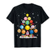 Funny Solar System Space Planets Tree Christmas Pajama Xmas T-Shirt