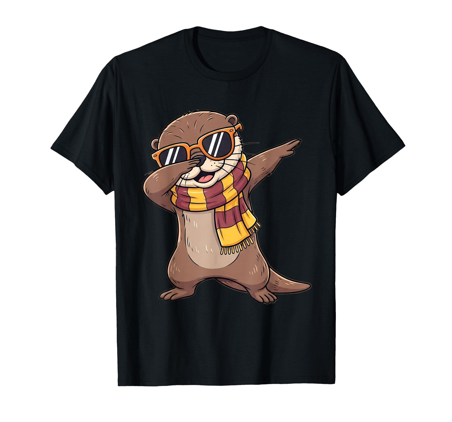 Funny Dabbing Kawaii Sea Otter Animal Lover for Boys Girls T-Shirt