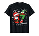 Funny Six Seven 67 Meme 6 7 Elf Santa Christmas Pajamas Kids T-Shirt