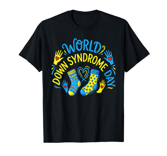 World Down Syndrome Day 321 Awareness Support Men Women Kids T-Shirt
