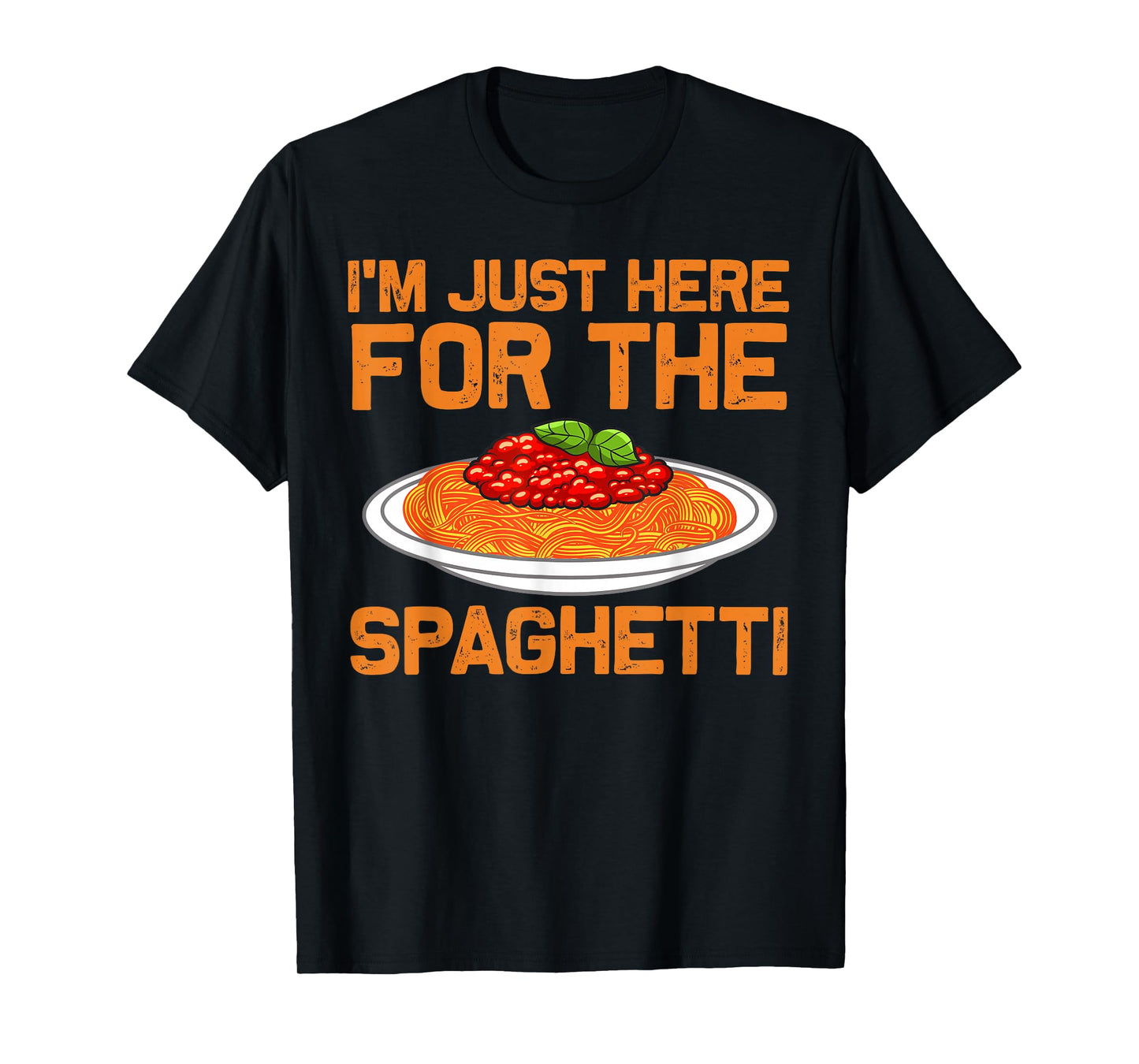 Spaghetti Design for Men Women Kids Italian Food Pasta Lover T-Shirt
