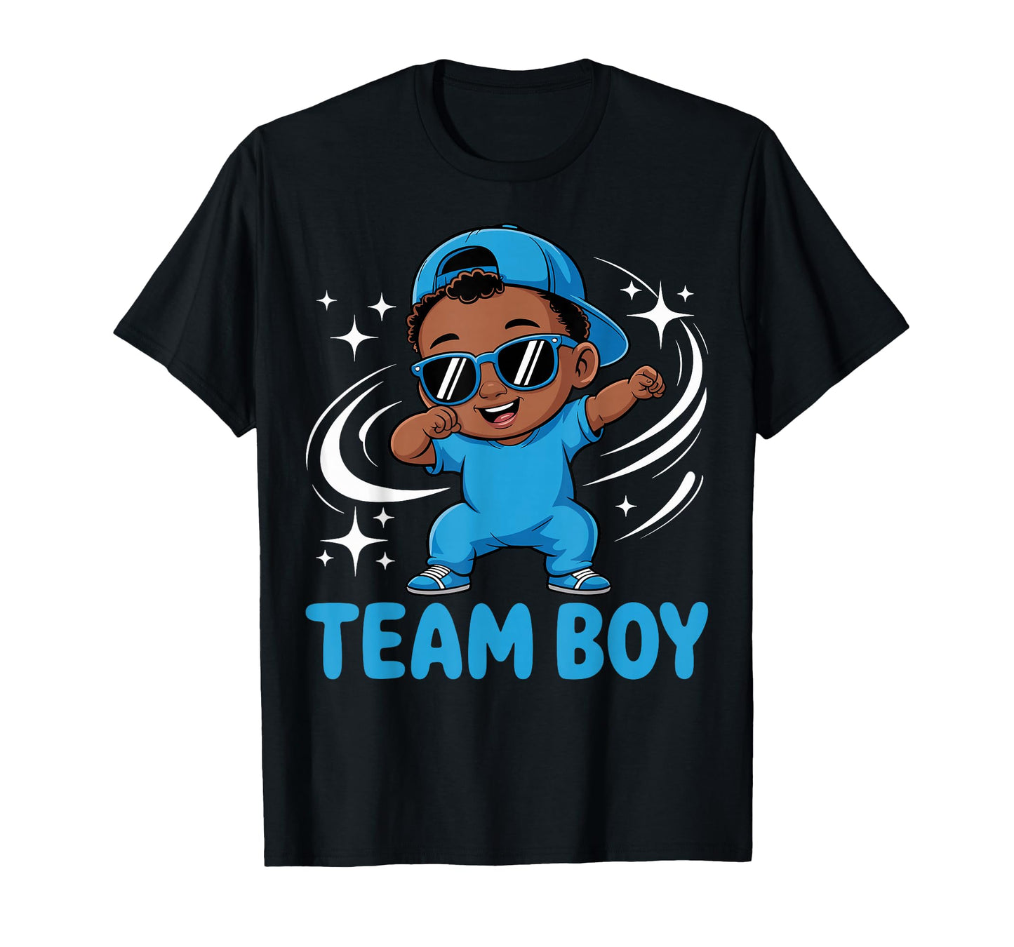 Team Boy Baby Announcement Gender Reveal Family Party T-Shirt