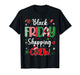 Christmas Black Shopping Family Funny Friday Shopping Crew T-Shirt