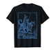 Vintage Wizard Cat Rider Funny Wizard Riding Giant Cat T-Shirt