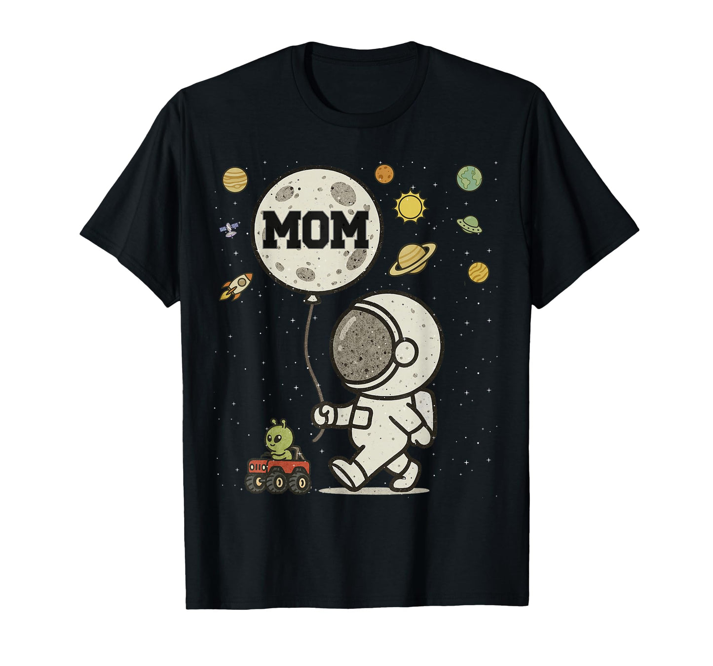 Astronaut Mom Space Birthday T-Shirt