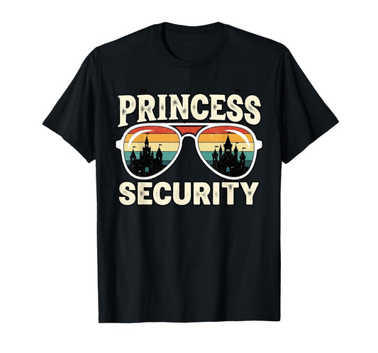 Princess Security Protection Castle Royal Birthday T-Shirt