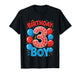 Kids 3rd Birthday Spider Web 3 Year Old Boy Party T-Shirt