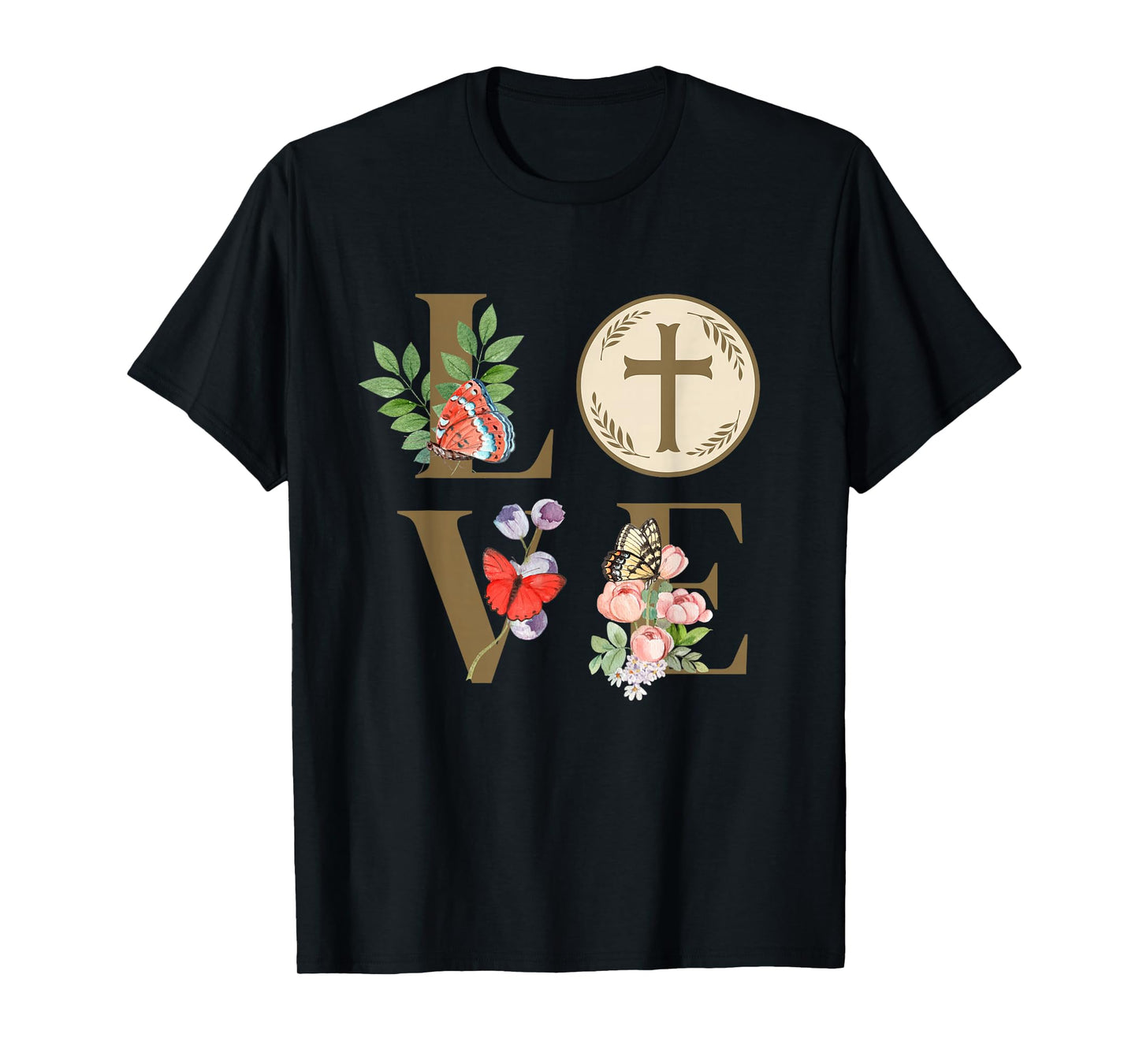 Love Eucharist 1st First Communion Christian Women Girls T-Shirt