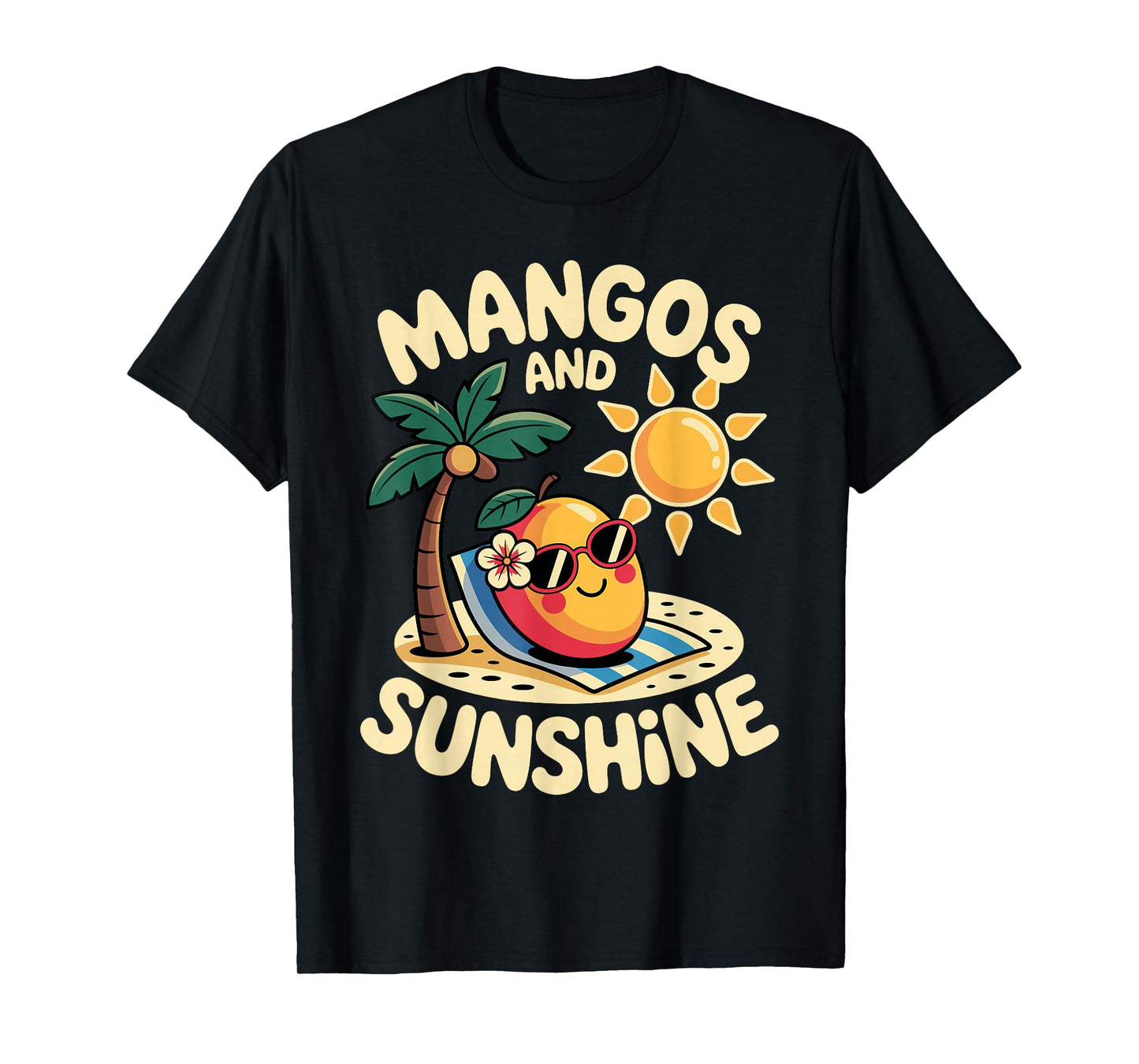 Mango Design for Men Women Vegan Mango Lover Mango Fruit T-Shirt