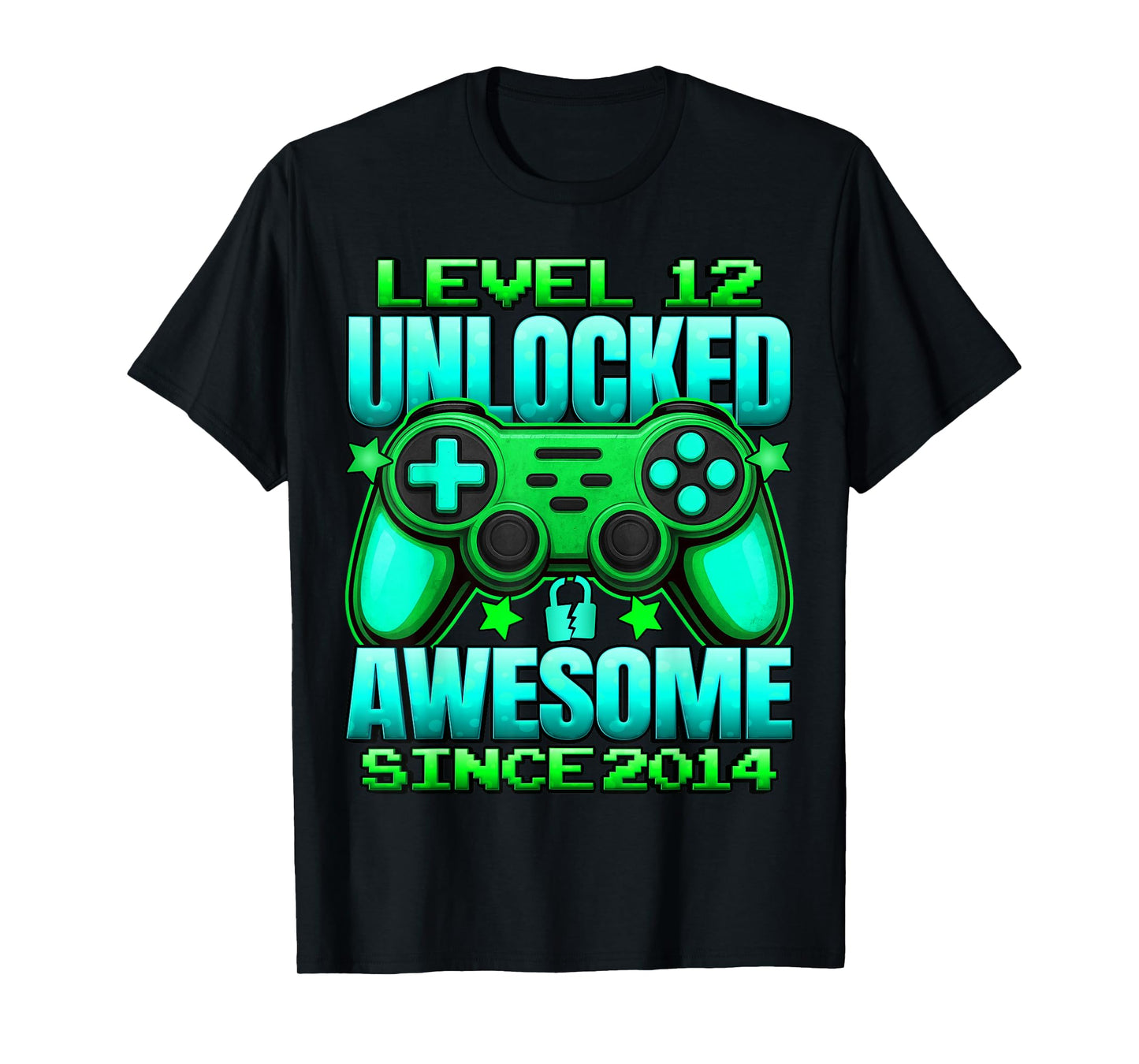 Level 12 Unlocked 12 Year Old Gifts Boys 12th Birthday Boy T-Shirt