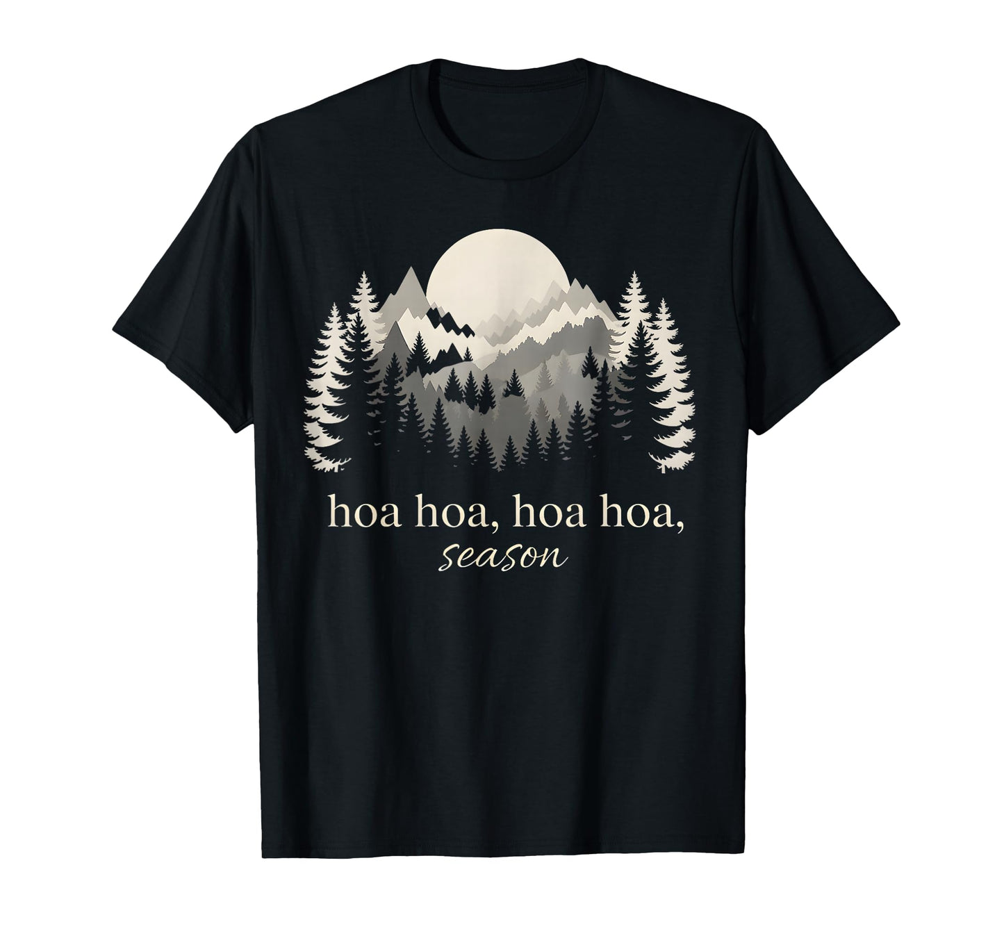 Twilight Lover Pine Forest HOA Cozy Season T-Shirt