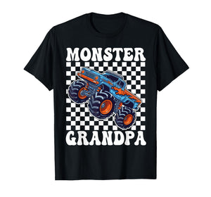 Monster Truck Grandpa Family Matching Monster Trucks T-Shirt