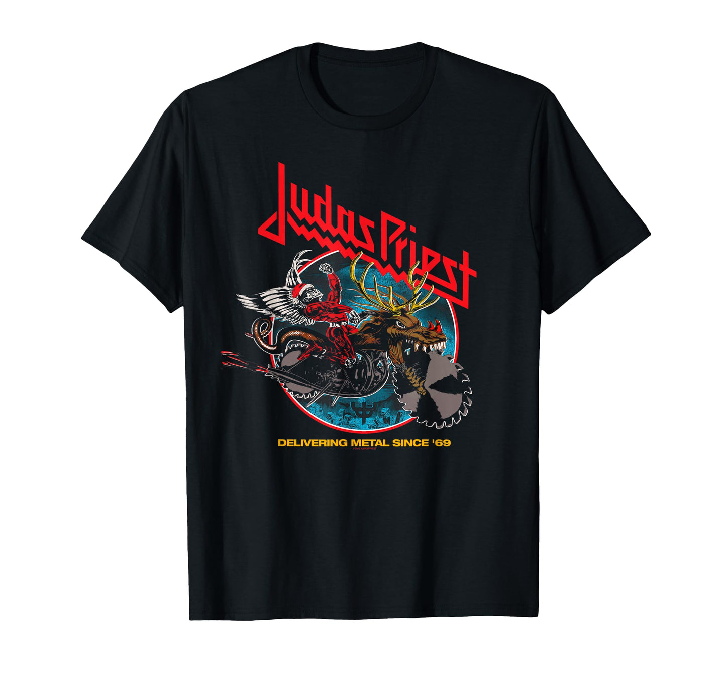 Judas Priest – Painkiller Holiday Circle T-Shirt