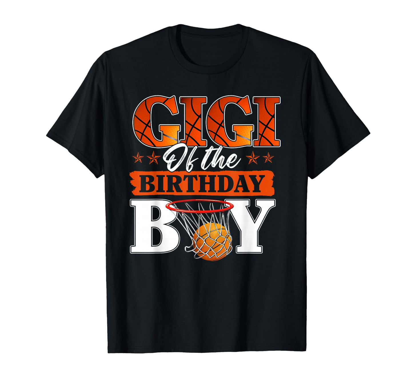 Basketball Gigi of The Birthday Boy Family Matching T-Shirt