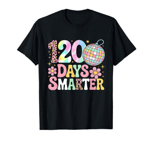 120th Days Smarter Teacher Student Tiedye 120 Days of School T-Shirt