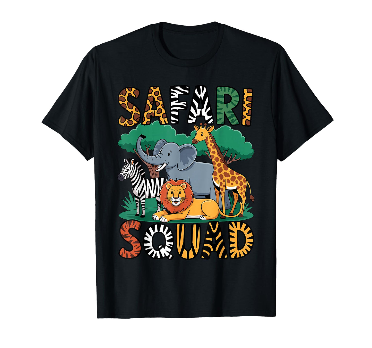 Funny Safari Costume for Kids Men Women Africa Safari Lover T-Shirt