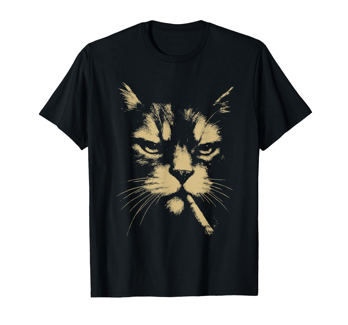 Funny Smoking Cat, Cigarette Kitty Gen Z Meme, Cat Lover T-Shirt