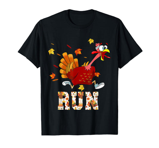 Turkey Run Costume Thanksgiving Running Turkey Trot T-Shirt