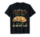 I Can’t Get Up Right Now The Dog is On My Lap Dog Lovers T-Shirt