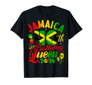 40th Birthday Queen Jamaica Girl Matching Party 2026 T-Shirt