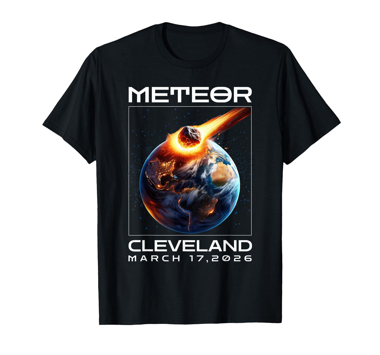 Cleveland, March 17, 2026 for Meteor Lovers Astronomical T-Shirt