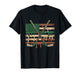 Hockey Ice Cream Drip Camo USA Flag T-Shirt