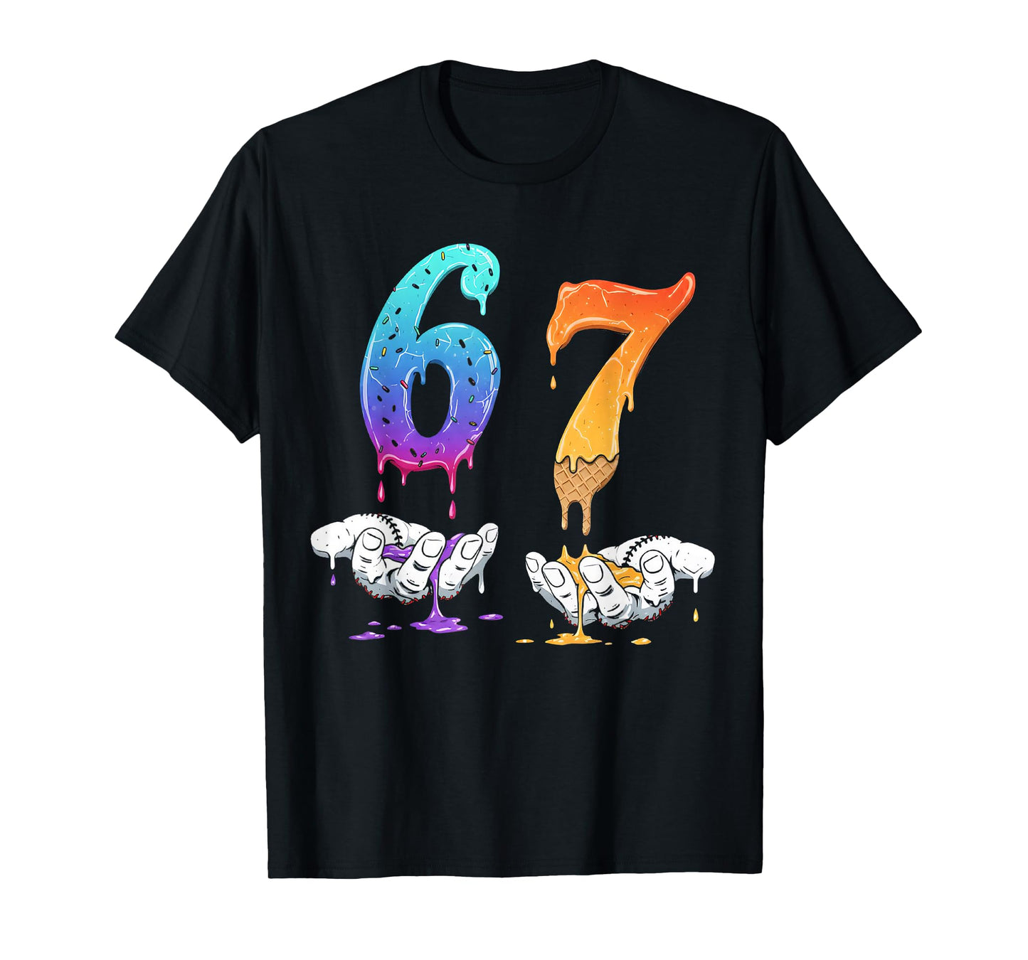 6 7 six Seven Meme 67 T-Shirt