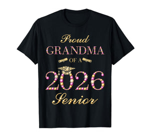 Proud Grandma of A 2026 Senior Graduate Graduation T-Shirt