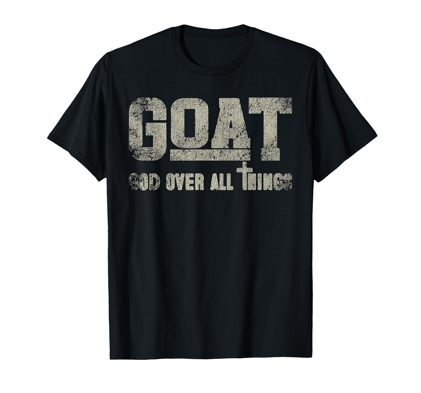 Vintage Retro Style God Over All Things T-Shirt
