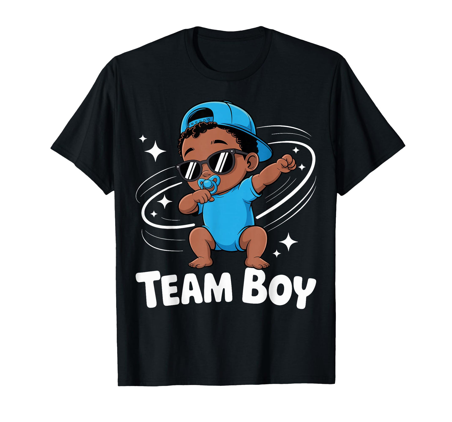 Team Boy Baby Announcement Gender Reveal Family Party T-Shirt