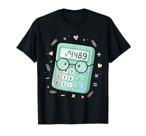 67 Meme Square Root 4489 Slang Six Seven Math Calculator T-Shirt