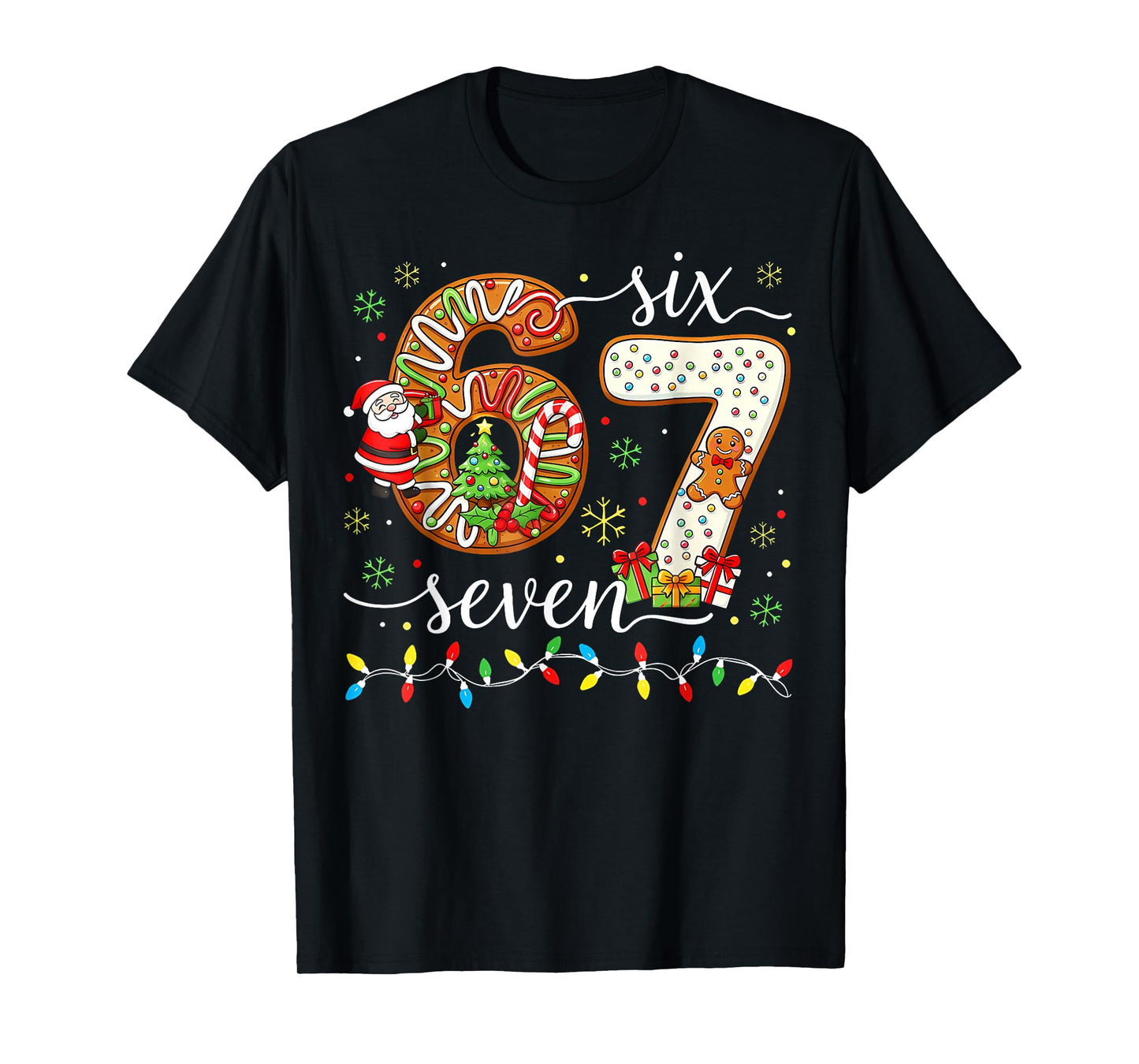 67 Meme Six Seven for Kids Women Men Boys Girls Christmas T-Shirt