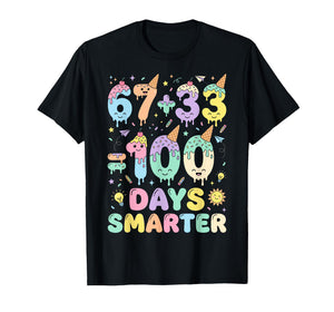Funny 100th Day of School 67 Meme 100 Days Smarter Boys Girl T-Shirt