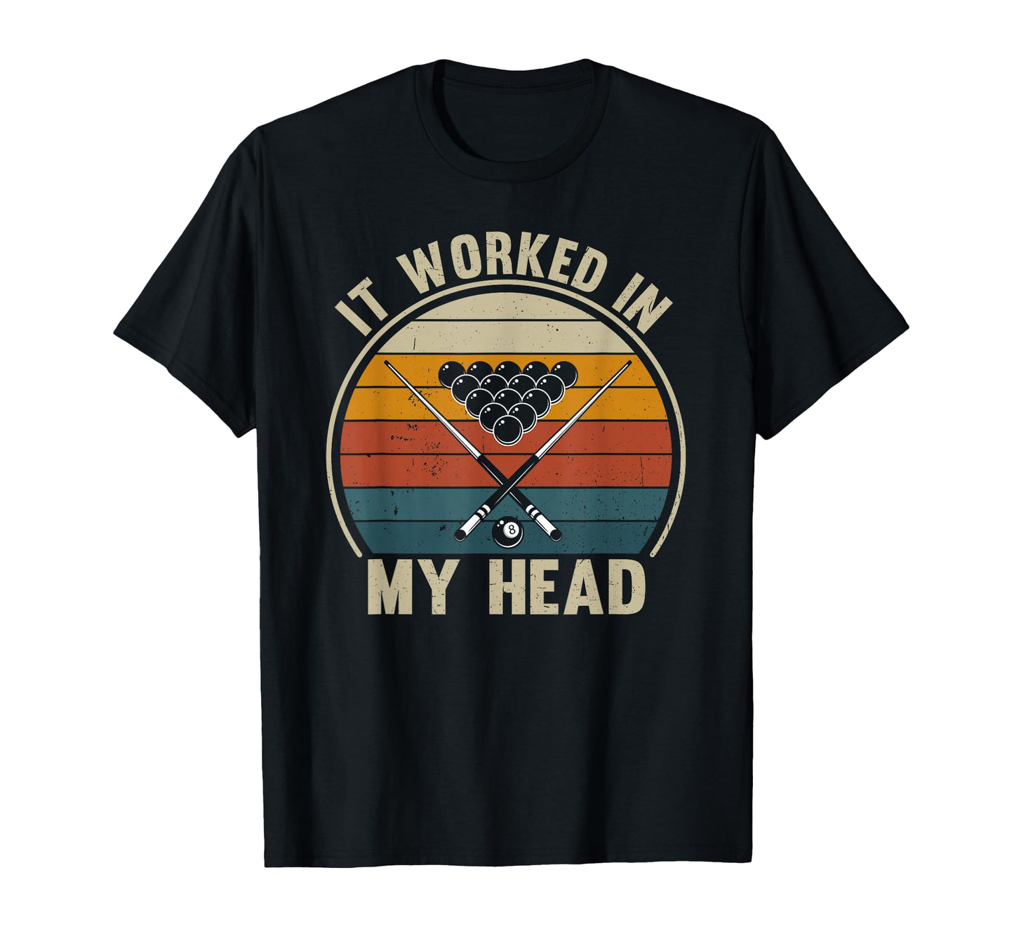 Funny Billiard Lover, Billiards Player Vintage Snooker T-Shirt