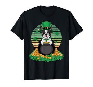 Lucky St. Patrick's Day Boston Terrier T-Shirt