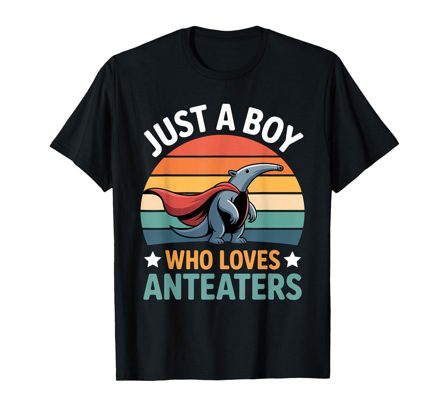 Boys Anteater Just a Boy who Loves Anteaters T-Shirt